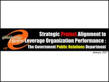 ขอเสนอเชิงยุทธศาสตร์ของ HiPPS รุ่นที่ 12 กลุ่มที่ 6 : Strategic Project Alignment to Leverage Organization Performance - Public Relations Department